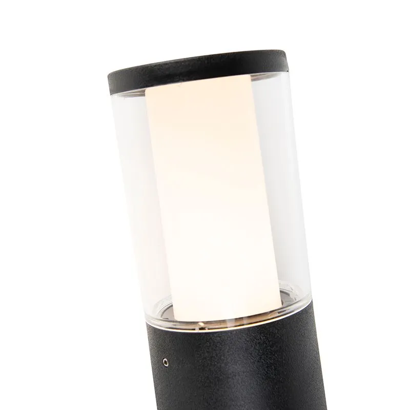 Applique d'extérieur moderne noire IP55 avec GU10 dimmable en 3 étapes - Carlo