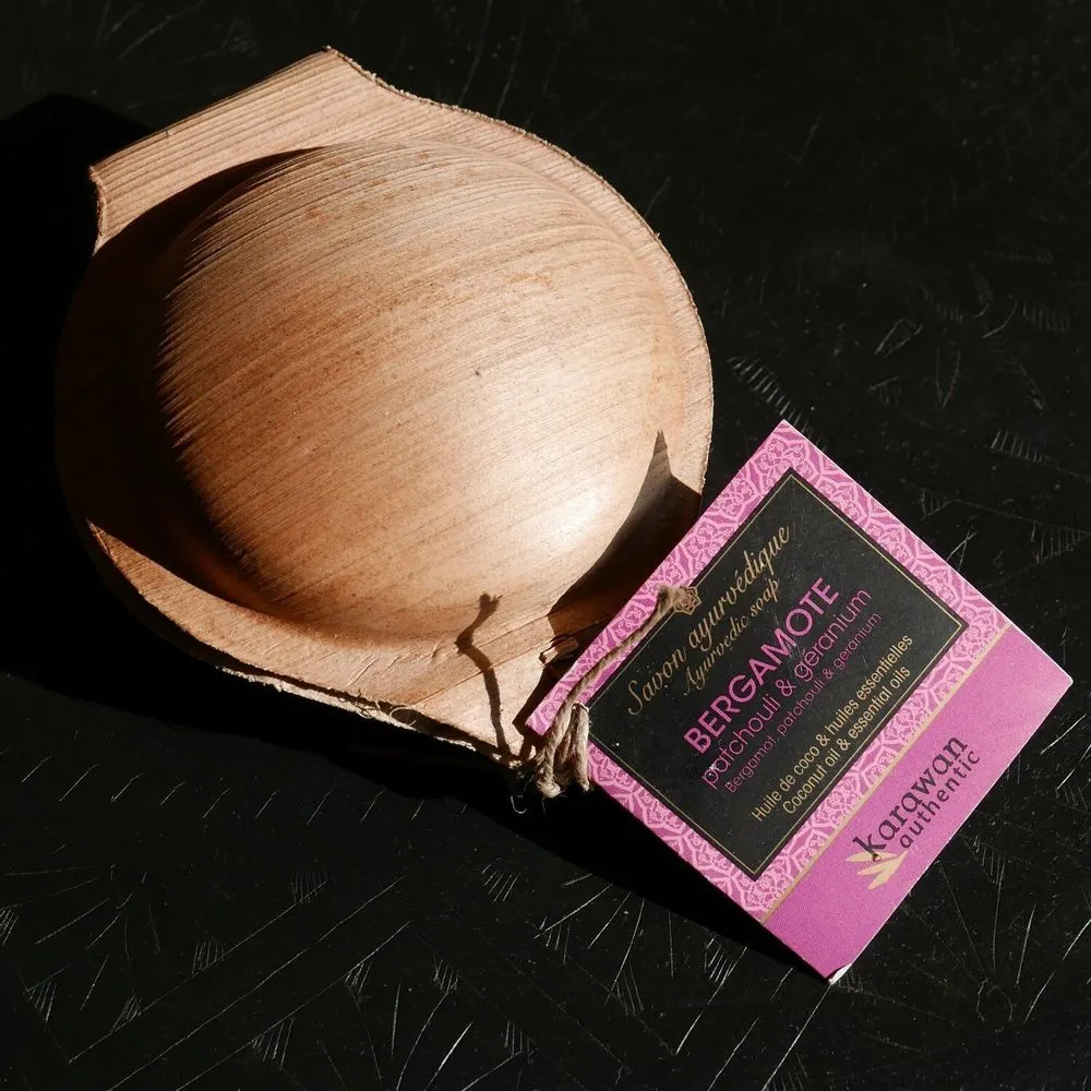 Ayurvedic solid soap - bergamot - large format