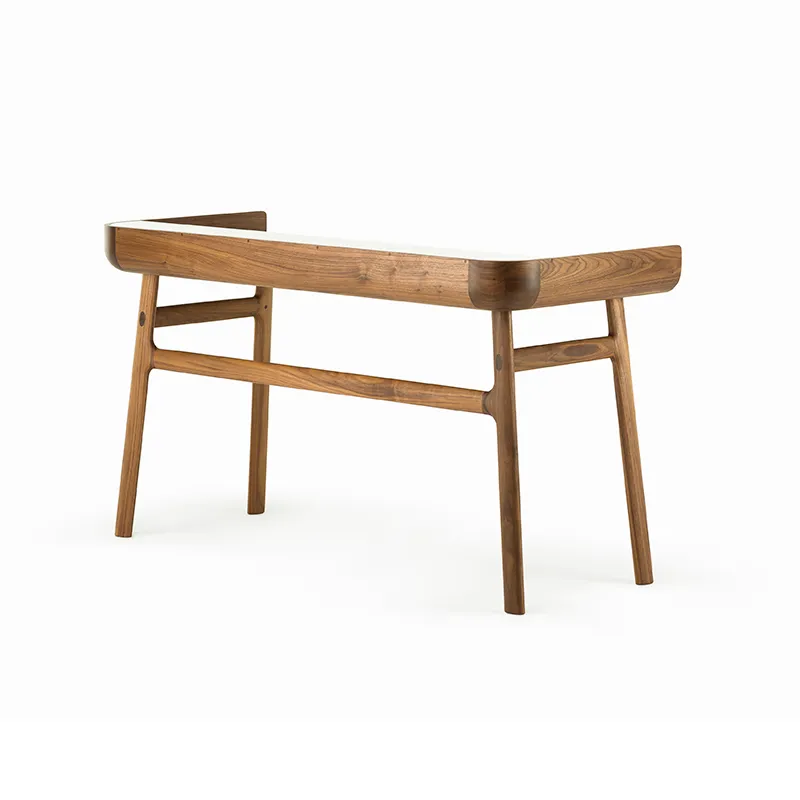 Bureau     HAROLD Noyer danois huilé/ blanc           DE LA ESPADA