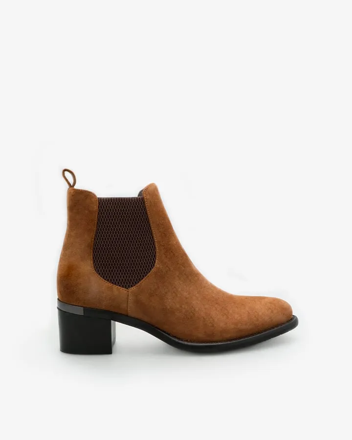 Chelsea Boots Cuir Marron Femme | Diva | Adige Chaussures