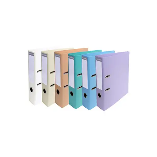 Classeur à levier PVC A4 dos de 70mm. - Couleurs assorties - EXACOMPTA