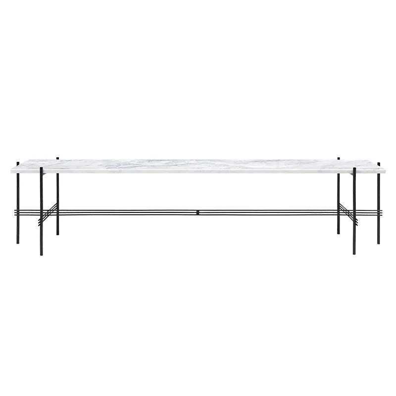 Console     TS 180x40 Marbre Carrara blanc           GUBI