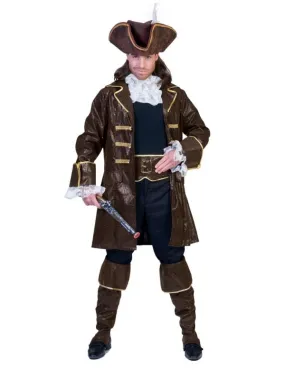 Déguisement de pirate homme aspect simili cuir