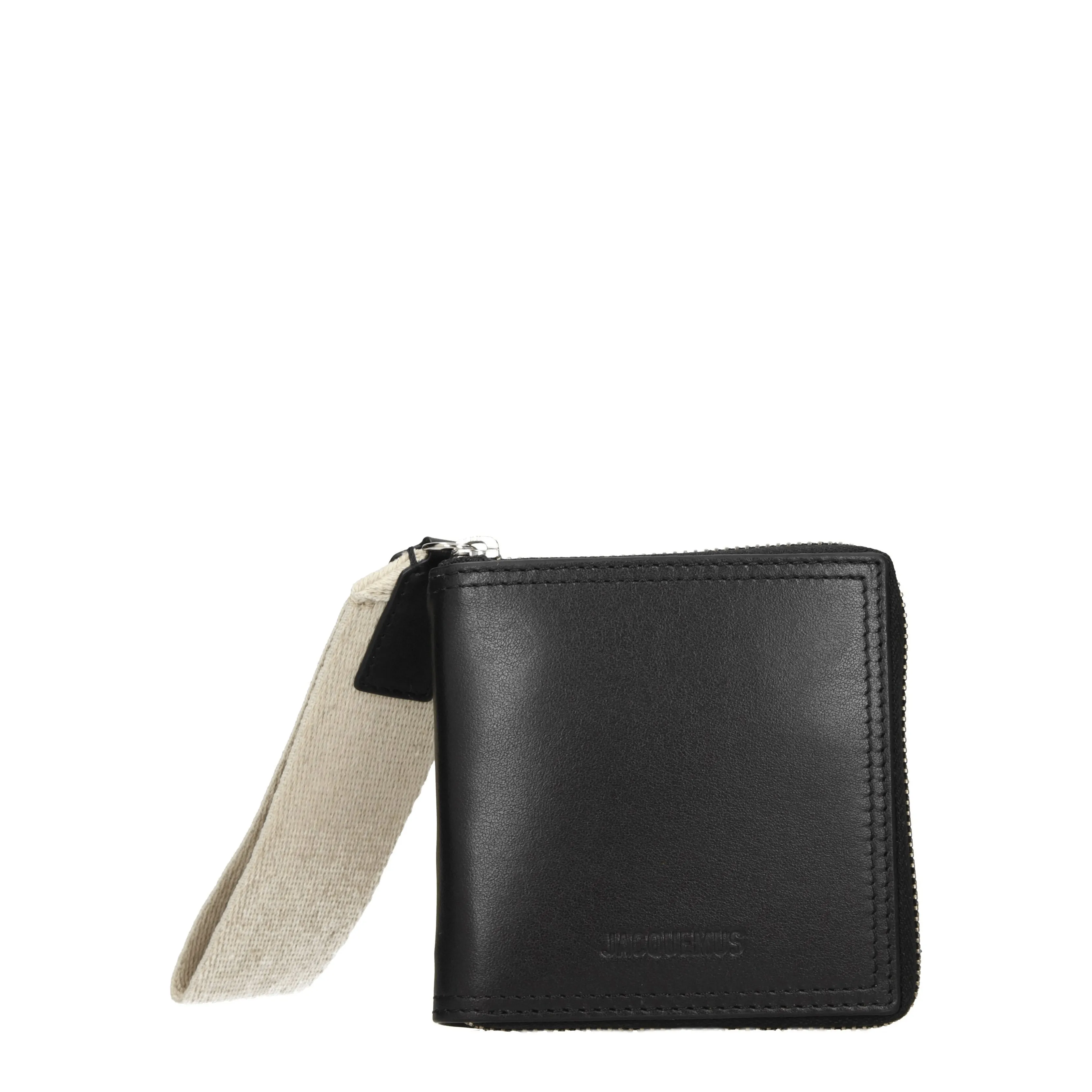 Jacquemus portefeuilles la carre femmes en cuir noir