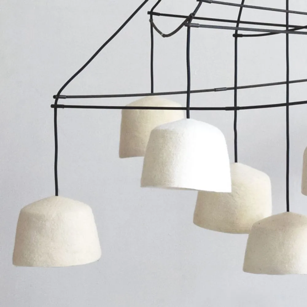 Large mobile “q.”felt - 9 suspensions