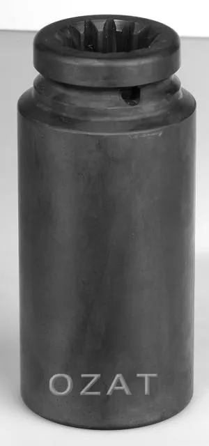 Ozat 9544M70L Douille à chocs 2-3/4" x 6 pans longue à prise SPLINE # 5