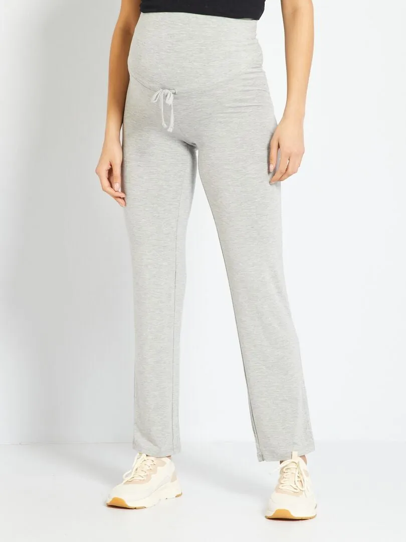 Pantalon de jogging grossesse - GRIS