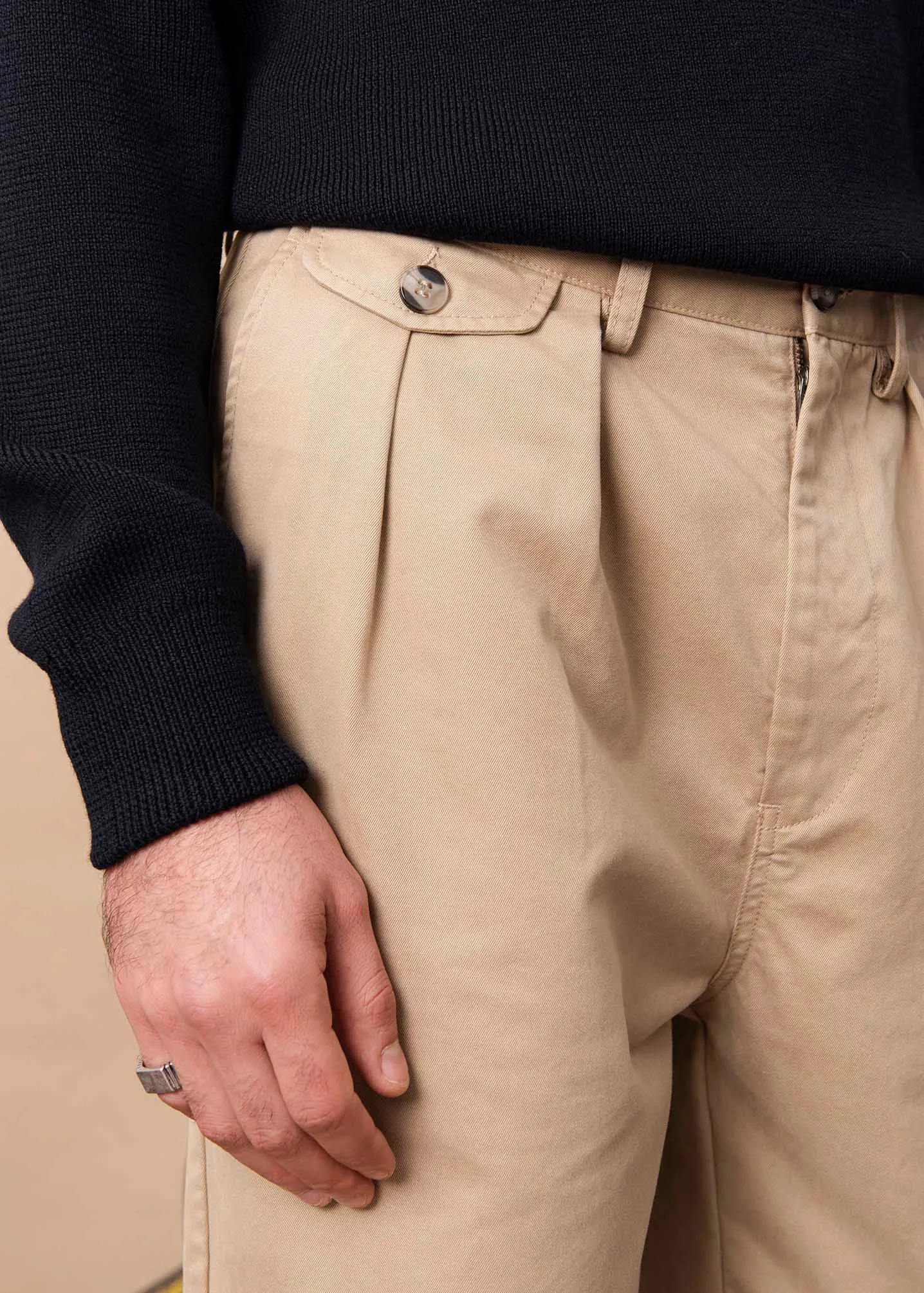 PANTALON PESSAC TWILL BEIGE