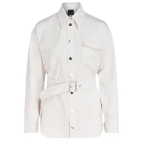 Pinko Chemise blanche avec ceinture