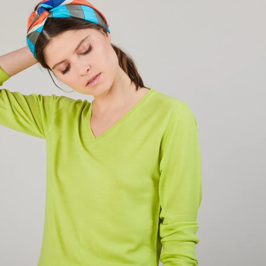 Pull col V en laine - Arya