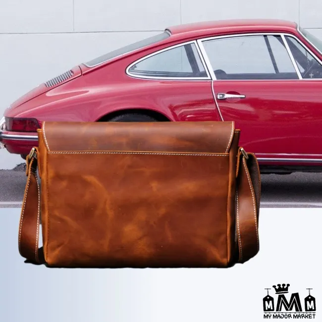 SAC MESSAGER - BANDOULIÈRE & CUIR - RÉTRO CHIC