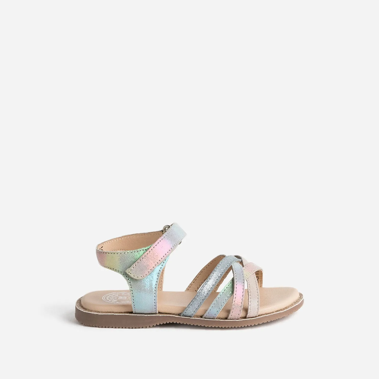 Sandale BUGGY multicolore cuir irisé - Sandales Enfant | ERAM