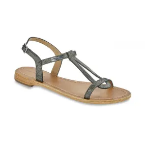 Sandale femme HAMAT Noir en cuir | 3 Suisses