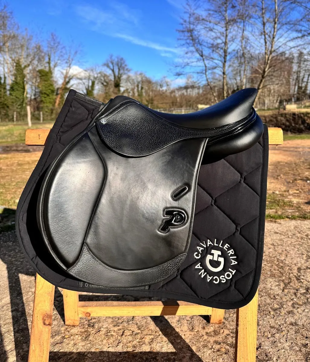 Selle en cuir Privilège mixte typée obstacle
