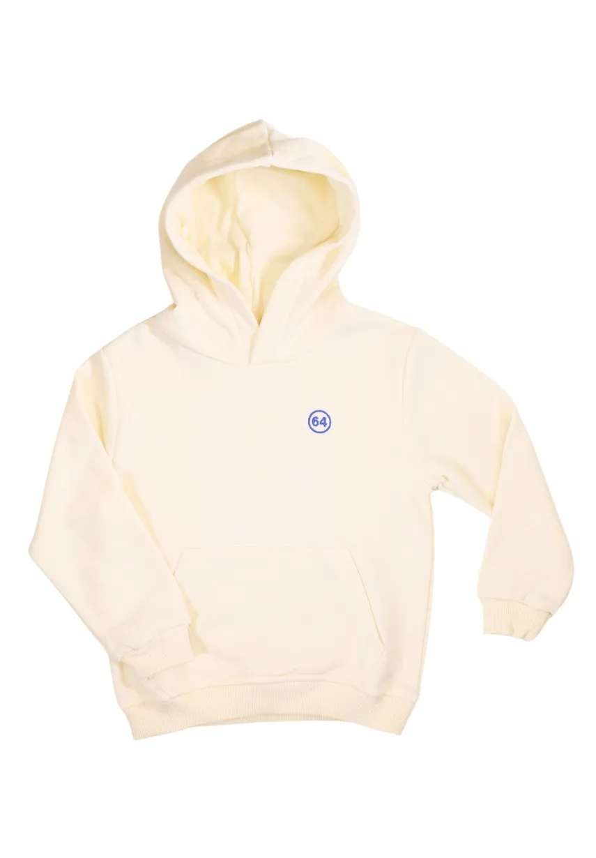 Sweat Garcon GUETHARY BLEU Ecru