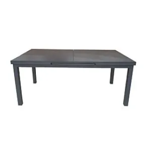 Table De Jardin EXTANSIA 180x100cm - Gris Anthracite
